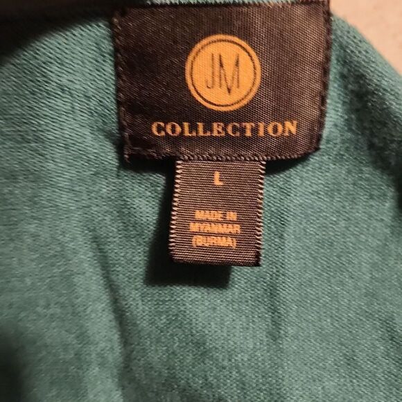 Jm COLLECTION Knit Long Sleeve Top - Picture 6 of 7